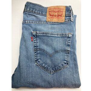 Levi’s 505 Regular Fit Straight Leg Jeans 36x32 Light Wash 100% Cotton
